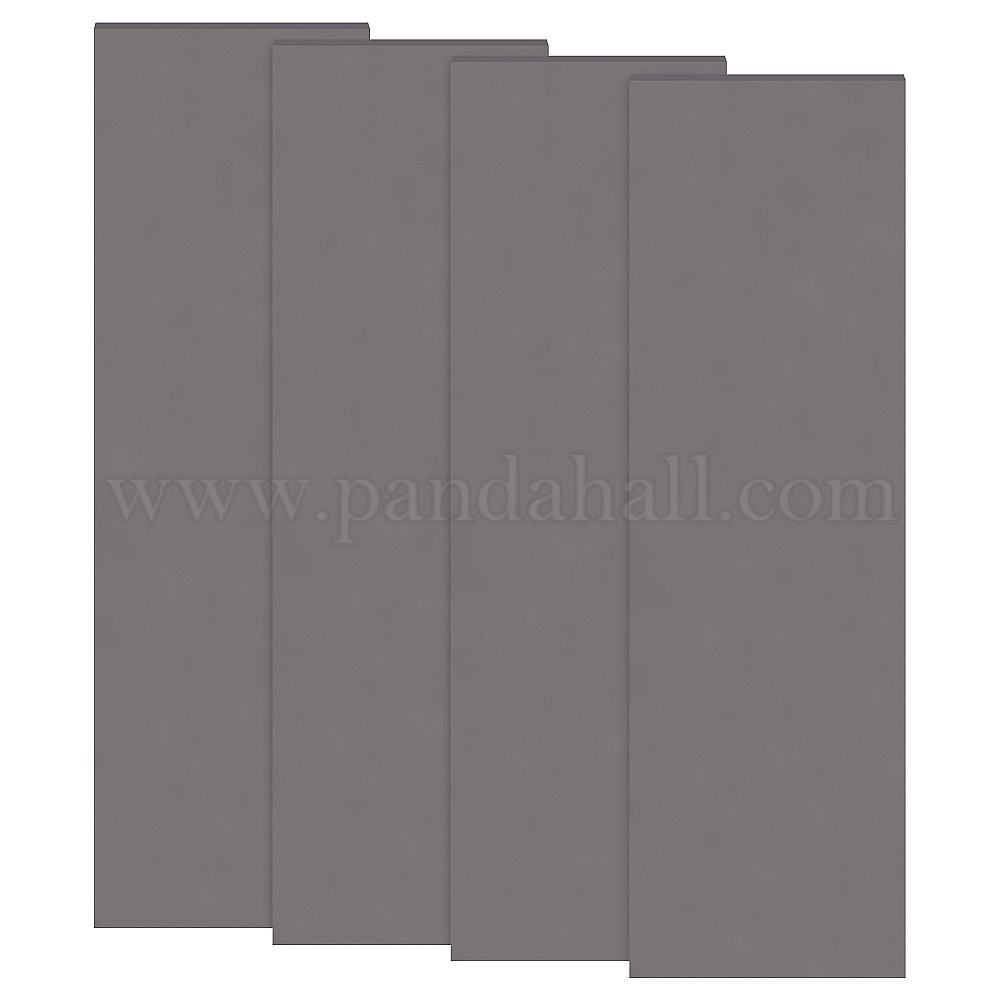 Wholesale BENECREAT 14x4.3 Inch Black Rubber Stamp Sheet 4 Sheet Carving Block for Laser Master