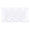 Polyester Ribbons, Wave Shape, Creamy White, 38~40mm, 10yard/card