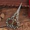 Lily Of The Valley Stainless Steel Scissors, Embroidery Scissors, Sewing Scissors, Antique Bronze, 170x80x8mm