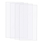 Acrylic Transparent Pressure Plate, Rectangle, Sandy Brown, 30x15x0.3cm