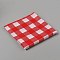 Disposable PE Tablecloths, Tartan Pattern, Rectangle, Red, 2740x1370x0.01mm