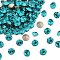Preciosa® MAXIMA Crystal Round Stones, Czech Crystal, Dura Foiling, Round(431 11 615 Chaton), 60230 Blue Zircon, SS45(9.85~10.2mm)