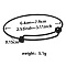 Adjustable Expandable 304 Stainless Steel Bangles for Women