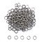 304 Stainless Steel Split Rings, Double Loops Jump Rings, Platinum, 5x1.2mm, about 3.8mm inner diameter