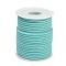 Nylon Threads, Milan Cords/Twisted Cords, Pale Turquoise, 3mm, about 21.87 yards(20m)/roll