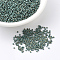 MIYUKI Delica Beads, Cylinder, Japanese Seed Beads, 11/0, (DB1847F) Duracoat Galvanized Matte Dark Sea Foam, 1.3x1.6mm, Hole: 0.8mm, about 10000pcs/bag, 50g/bag