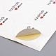 Self-Adhesive Kraft Paper Gift Tag Stickers DIY-D028-02E-02-3