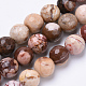 Chapelets de perles en zèbre naturel G-S281-06-8mm-1