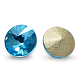 Vetro diamante sfaccettato indicò cabochon strass RGLA-D001-6mm-S07-2