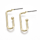 Iron Stud Earrings EJEW-N013-03-1