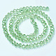 Chapelets de perles en verre électroplaqué EGLA-A034-T4mm-B17-2