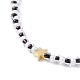 Conjunto de collares con colgante de estrella y luna para mujeres adolescentes NJEW-JN03738-01-10