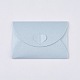 レトロカラーパールブランクミニペーパー封筒  結婚式の招待状の封筒  DIYギフト用封筒  ハート  アクア  7.2x10.5cm DIY-WH0041-A04-2
