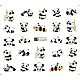 Nail Art Water Transfer Stickers Decals MRMJ-Q080-A1534-2