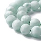 Frosted Natural Glass Beads Strands G-I247-15K-4