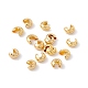 Brass Crimp Beads Covers KK-P219-05B-G02-3