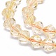 Chapelets de perles de citrine naturelle G-F715-020-3