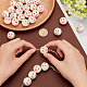 FINGERINSPIRE 30PCS Smiling Face Natural Wood Beads Wooden Smiling Loose Beads Round Spacer Ball Beads with 5mm Hole Smile Face Burlywood Wooden Beads for DIY Crafts Jewelry Keychains Making WOOD-FG0001-31-3