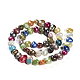 Brins de perles de culture d'eau douce colorées naturelles PEAR-R012-20-2