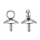 201 Stainless Steel Cup Pearl Peg Bails Pin Pendants X-STAS-E030-5-1