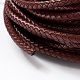 Плетеный кожаный шнур WL-F009-B08-6mm-2