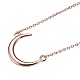 Tinysand chic 925 colliers à pendentif lune en argent sterling TS-N267-RG-2