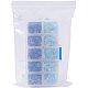 PandaHall Elite 1 Box about 50g 2 Mixed Color Natural Lapis Lazuli & Natural Aquamarine Quart Crystal Chips Beads G-PH0033-01-8