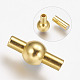Rack Plating Brass Magnetic Clasps KK-G230-2mm-G-NF-2