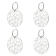 Pandahall Elite 4 pz pendenti in argento sterling STER-PH0001-42-1