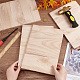 Tablas para romper madera rectangulares WOOD-WH0131-02B-3
