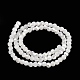 Supports de perles de verre imitation jade EGLA-A035-J4mm-B05-3