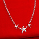 Messing hängende Halsketten NJEW-BB16965-6