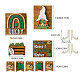 St. Patrick's Day Holz-Tablett-Dekor-Sets PW-WG63196-01-1
