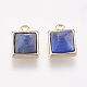 Lapis lazuli naturale ciondoli G-P362-04E-2