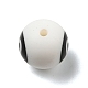 Rond avec perles en silicone numéro 0 noires SIL-R013-01A-2