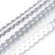 Perle di paillette in plastica ecologica PVC-Q092-6mm-1-4