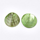 Colgantes de concha de akoya natural de pintura en aerosol SHEL-S274-75B-08-2