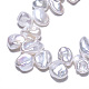 Natürliche Keshi-Perlenstränge im Barockstil PEAR-S020-R06-4