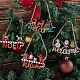 8 stücke 8 stil weihnachten dekoratives holztürschild FIND-SZ0005-74-6