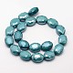Electroplate Glass Beads Strands EGLA-J107-E01-2