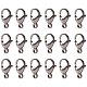 PandaHall 100 Pcs 304 Stainless Steel Lobster Claw Clasps Cord End 13x8mm for Jewelry Making STAS-PH0010-08-1