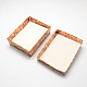 Cajas de sistema de la joya de cartón rectangular CBOX-S012-02-2