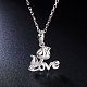SHEGRACE Awesome 925 Sterling Silver Pendant Necklace JN546A-3