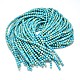 Synthetic Turquoise Round Beads Strands G-N0139-02-6mm-2