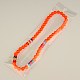Fashion Acrylic Necklaces for Kids NJEW-JN00386-4