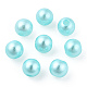 Perline di perle imitazione plastica abs verniciate a spruzzo OACR-T015-05A-08-3