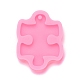 Puzzle Piece Pendant Silicone Molds X-DIY-M034-20-1