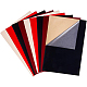 BENECREAT 20PCS 4 Colors Velvet Fabric Sticky Back Sheets A4 Self Adhesive Velvet Sheets TOOL-BC0008-25-1