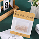 Beebeecraft 1 Box 40Pcs 4 Styles Leverback Earrings Findings 18K Gold Plated French Ear Hook Earrings Leverback Earring Components with Open Loop for Earring Jewelry Making Hole: 1.2/1.5/1.6mm FIND-BBC0002-78-6