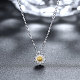 925 стерлингового серебра кубического циркония кулон ожерелье NJEW-BB18709-6